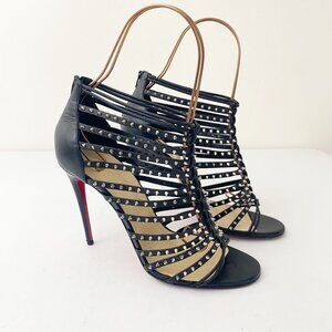 Christian Louboutin Millaclou Heels Shoes Studs Black